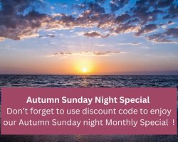 Exclusive Sunday Night September Offers use discount code 'Spa10' 